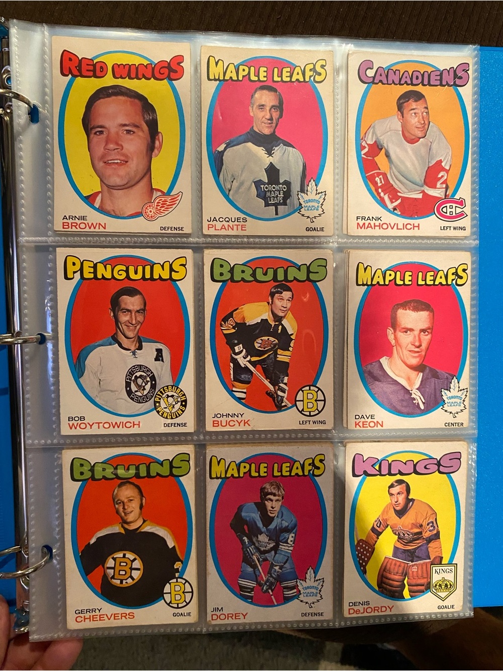 Vintage 1971-72 OPC HOCKEY CARD STARTER SET 78 CARDS G-NM